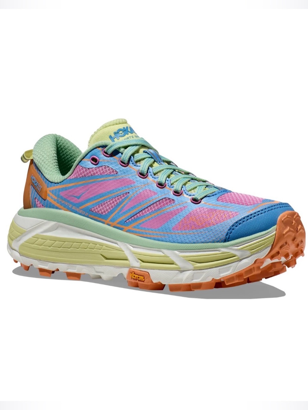 Hoka One One Mafate Speed 2 in Cyclamen All Aboard